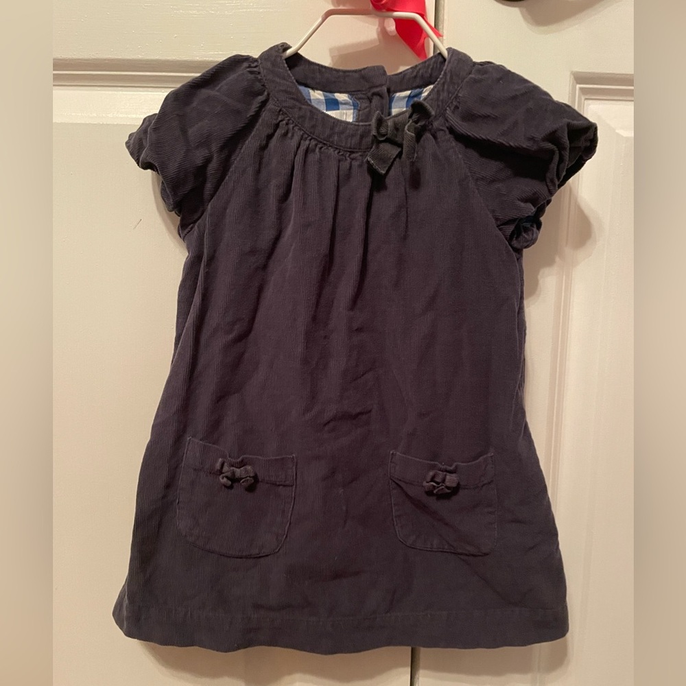 Corduroy Short Sleeve Dress
